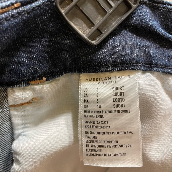 6 short AE super hi-rise jeggings - Picture 4 of 5